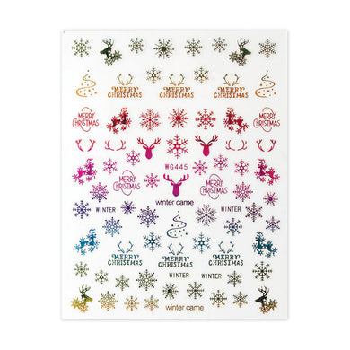 Christmas Sticker- Rainbow WG445