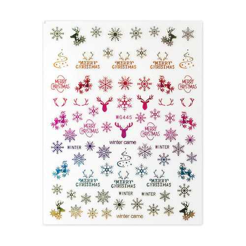 Christmas Sticker- Rainbow WG445