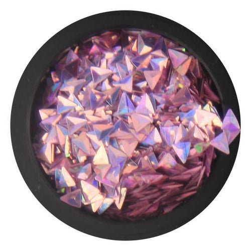 3D Triangles - Violet