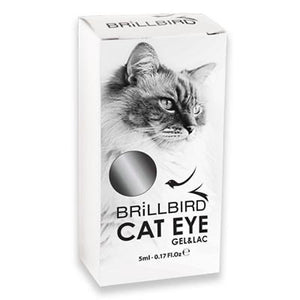Cat eye effect gel&lac - Silver