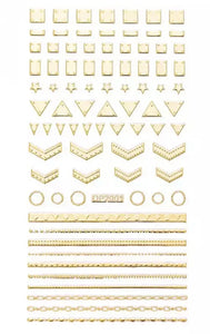 3D Jewelry Nail Art Stickers