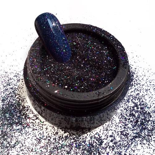 Holo glitter powder - black