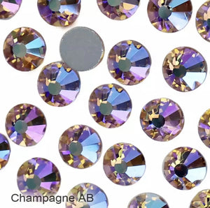 Highest Quality Crystals - Champagne AB - Mixed Sizes (SS3-SS20)